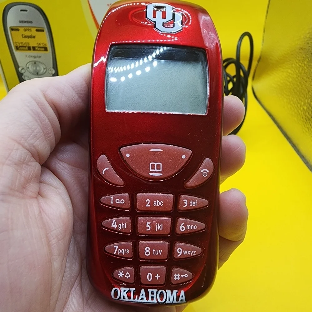 Cingular AT&T Siemens CT56 Cell Phone * Needs Battery-works Oklahoma Sooners